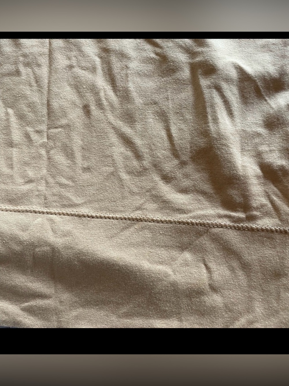 Vintage Fendi Italy Tan Stretch Tee FF Logo Hardware Top EU 40 - Picture 5 of 6